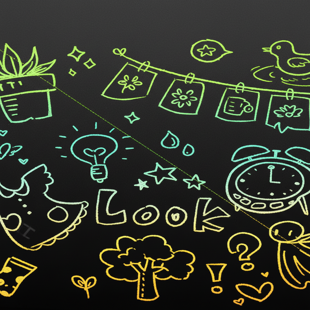 LCD Writing Board - Detail